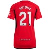 Camisola Manchester United Antony 21 Mulher Equipamento 1ª 23/24